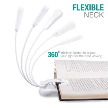 Comfortable LED Rechargeable Book Light for Readers