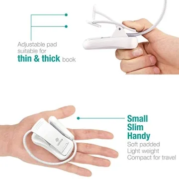 Comfortable LED Rechargeable Book Light for Readers