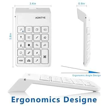 AOIKTYE Keyboard for Procreate, Procreate Accessories for iPad/Tablet/Laptop/Smartphone,etc, Procreate Keyboard-5.8 x 3.8 in (2nd Generation White)