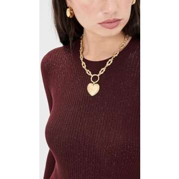 Brinker + Eliza Women's Provence Necklace, Gold, One Size