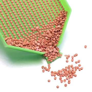 4 pcs Diamond Painting Trays for Artistic Creations