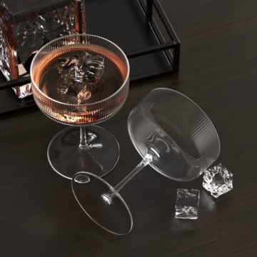 Elegant VIFVOR 6 Pcs Coupe Cocktail Glass Set for Gifting