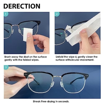200 Count Lens Wipes for Eyeglasses and Camera Lenses
