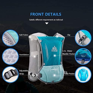 AONIJIE Hydration Vest Pack 5L for Marathon Runners