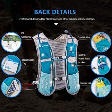 AONIJIE Hydration Vest Pack 5L for Marathon Runners