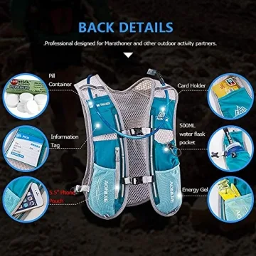 AONIJIE Hydration Vest Pack 5L for Marathon Runners