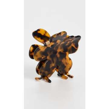 Lele Sadoughi Women's Lily Claw Clip, Tortoise, Brown, One Size