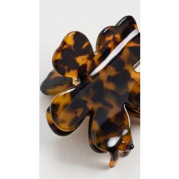Lele Sadoughi Women's Lily Claw Clip, Tortoise, Brown, One Size