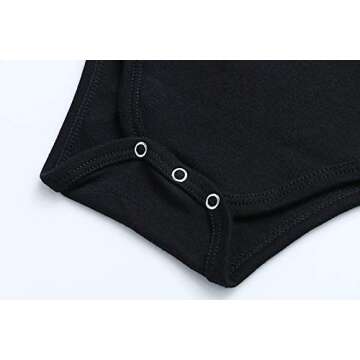 O2 BABY Organic Cotton Baby Girls Romper Bodysuit Jumpsuit with Headband Outfit