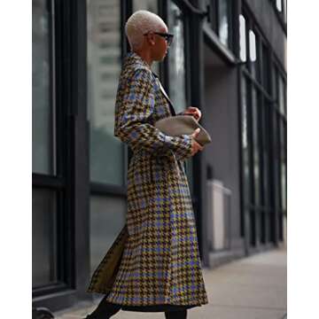 The Drop Women's @signedblake Plaid Trench Coat