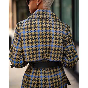 The Drop Women's @signedblake Plaid Trench Coat