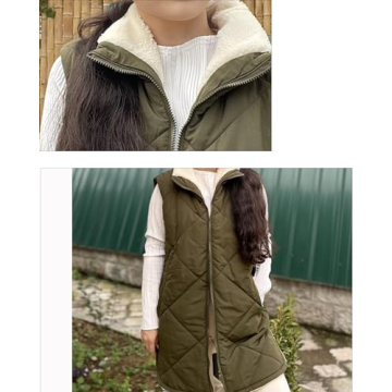 Zeagoo Women Fall Reversible Vest for Cozy Winter Style