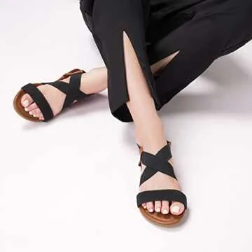 Stylish and Comfy Women's Flat Sandals for Summer