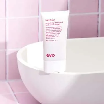 EVO Lockdown Smoothing Treatment - Leave-In Hair Treatment - Protects Color-Treated Hair and Reduces Frizz - 150ml / 5.1fl.oz