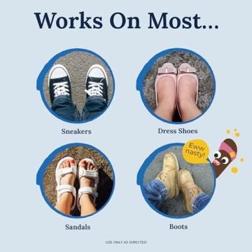 Messy Steppers Shoe Cleaner - Remove Dirt Scuffs Easily