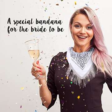 Disco Cowgirl Bachelorette Bandanas | Last Disco Party Decorations (12 Pack Pink) Nashville Bachelor...