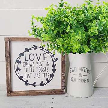 Ouddy Decor Artificial Greenery Stems for Home Decor