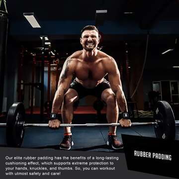 RIMSports Ventilated Weight Lifting Gloves with Wrist Support, Full Palm Protection Workout Gloves with Extra Grip, Great for Pull Ups, Cross Training, Fitness, WODs & Weightlifting for Men & Women