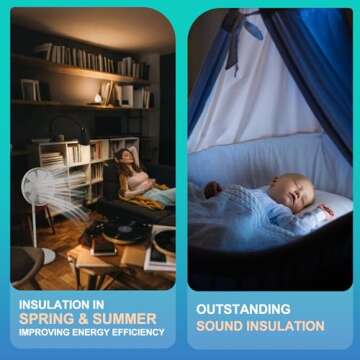 LISRUX Spray Foam Insulation - Eco-Friendly Heat Seal