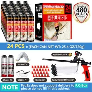 LISRUX Spray Foam Insulation - Eco-Friendly Heat Seal