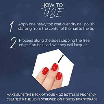 Seche Vive Professional Kit, Instant Gel Effect Top Coat for Nail Polish, 4 oz & 0.5 oz Refill