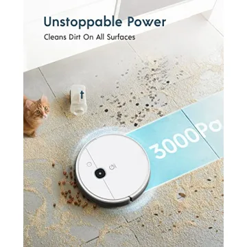 yeedi Robot Vacuum with Smart Mapping Suction Power