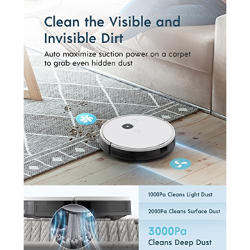 yeedi Robot Vacuum with Smart Mapping Suction Power