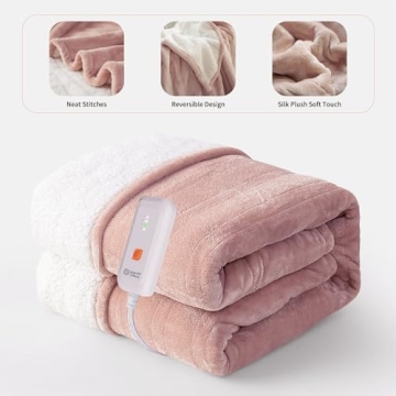 GOTCOZY Electric Heated Blanket Ultra Soft Warm Blanket