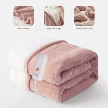 GOTCOZY Electric Heated Blanket Ultra Soft Warm Blanket
