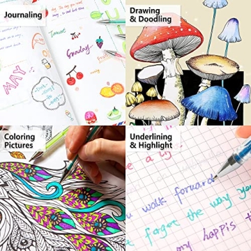 Feela 360 Colors Gel Pens Set - 180 Unique Pens & Refills