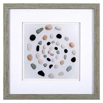 Everly Hart 9-Piece Gray Square Photo Frame Set