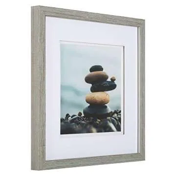 Everly Hart 9-Piece Gray Square Photo Frame Set