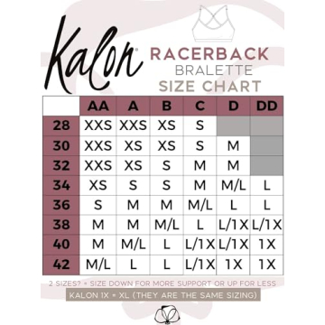 Kalon Wireless 4 Pack Comfortable Racerback Bralettes