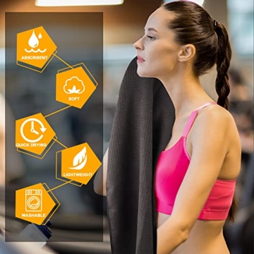 Buy SUNLAND Microfiber Sports Towels 3 Pack Lightweight