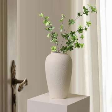 Kokrose Rustic Ceramic Table Vase - Vintage Terracotta Charm