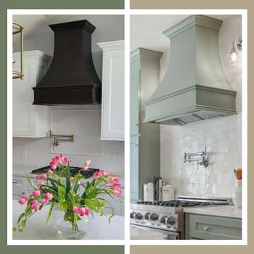 Riley & Higgs Elegant Curved Range Hood Cover