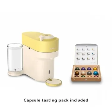 Nespresso Vertuo Pop+ Coffee Maker in Pastel Yellow