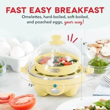 Effortless DASH Rapid Egg Cooker for Perfect Eggs Every Time
