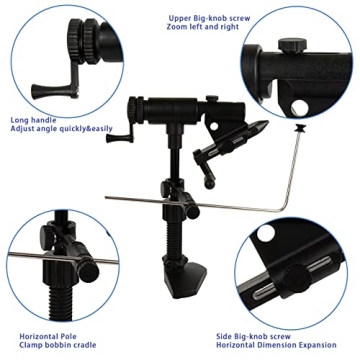 Riverruns II Fly Tying Vise - Rotary, Versatile & Durable