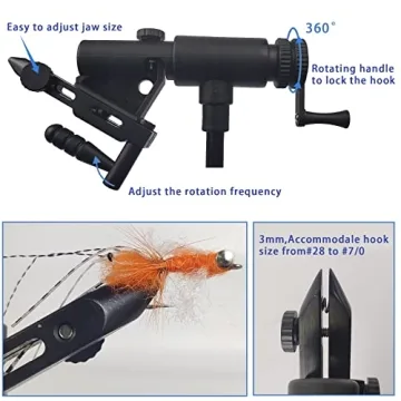 Riverruns II Fly Tying Vise - Rotary, Versatile & Durable