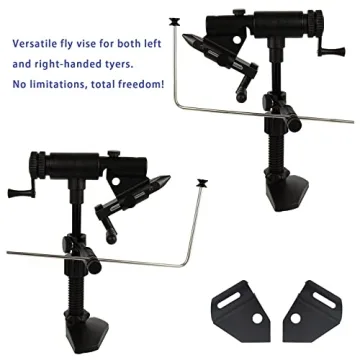 Riverruns II Fly Tying Vise - Rotary, Versatile & Durable