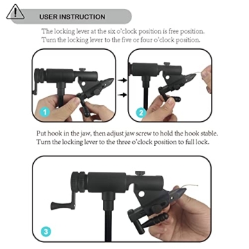 Riverruns II Fly Tying Vise - Rotary, Versatile & Durable