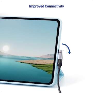 Cable Matters Combo-Pack 40Gbps Right Angle USB-C Adapter Kit, Up to [4K@240Hz Video, 240W Charging, 40Gbps Data Transfer] 90 Degree USB C Adapter, Compatible with Thunderbolt 4, iPhone 16, Steam Deck