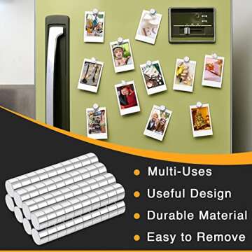 TRYMAG 80Pcs Small 5x3mm Strong Neodymium Magnets