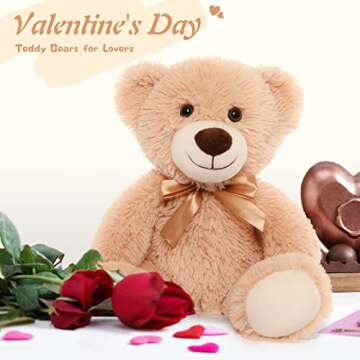 MorisMos Bulk Teddy Bear Stuffed Animals Plush Toy,7-Pack Teddy Bear for Baby Shower,14‘’ Teddy Bears Bulk in 7 Colors,Soft Stuffed Bear Stuffed Animal Wholesale for Birthday Christmas Valentine's Day