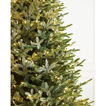 Balsam Hill 7ft Pre-Lit European Silver Fir Artificial Christmas Tree