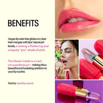 Winky Lux Flower Balm: Color Changing Vegan Lip Balm