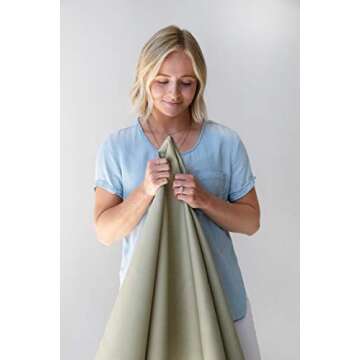 SONDER Leather Multipurpose Mat - Kids Modern Picnic Mat - Waterproof and Sand Proof Beach Blanket - Indoor Outdoor Play Mats - With Carrying Strap for EasyTravel, 80"x80" or 54"x54" (Sage 80" x 80")