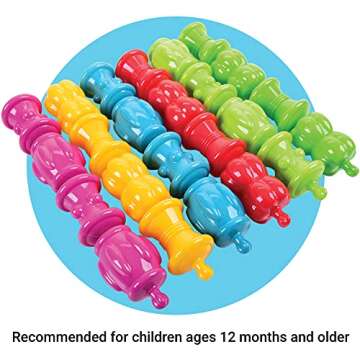 STEM Snap Beads for Kids: Safe & Colorful Developmental Toy