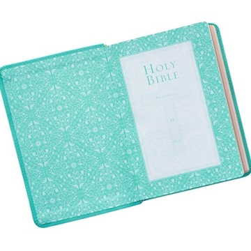 KJV Compact Large Print Bible in Beautiful Robin's Egg Blue
